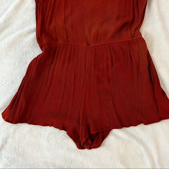 ROMPER! Mossimo Jumper Size L EUC like new Burnt Orange - Picture 6 of 7